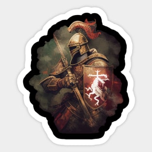 Honoring the Brave: Celebrate Saint George t-shirt Sticker